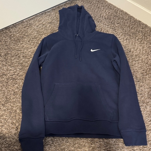 Nike Navy Blue Hoodie - Picture 1 of 1